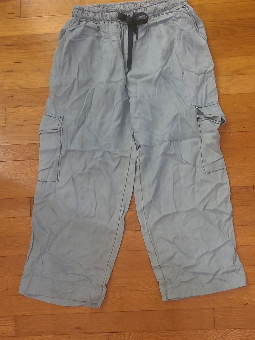 Source Unknown Light Blue Women's Cargo Lounge Pants